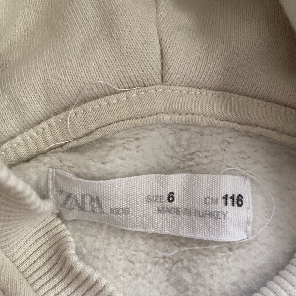 Zara‎ Life Is A Journey Sweatshirt Size 6 - Picture 3 of 5